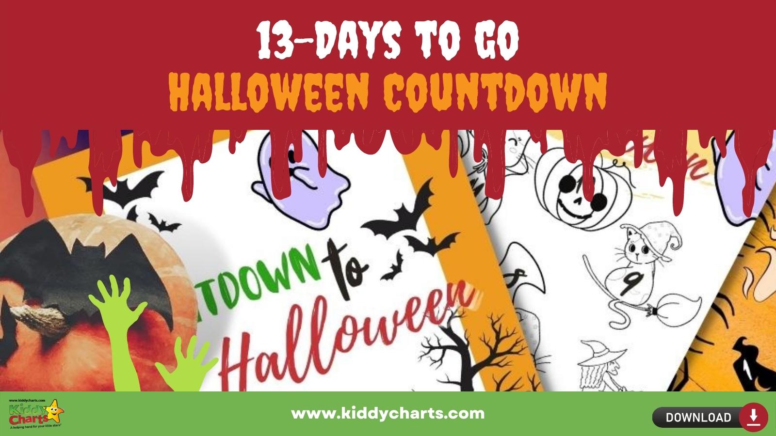 Halloween countdown for you to print today