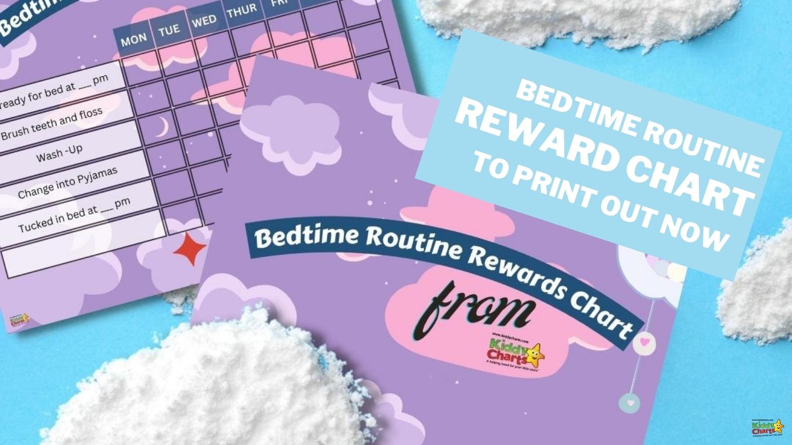 Bedtime routine chart to print now