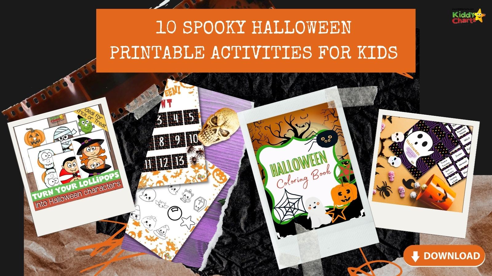 10 printable Halloween activities for kids