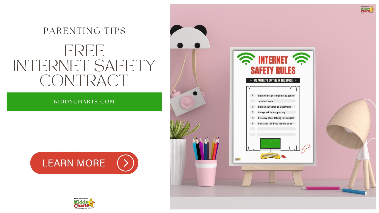 Free printable Internet safety contract for the family