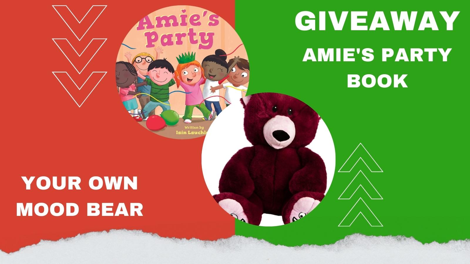 Win a copy of Amie’s Party and a Mood bear