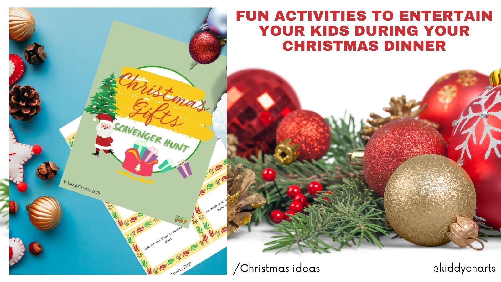 Fun activities to entertain your kids during your Christmas dinner