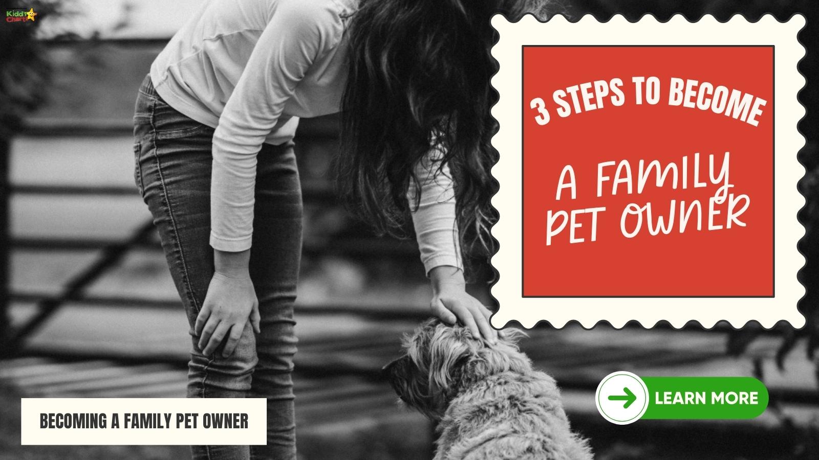 3 key steps to take as a family pet owner right now