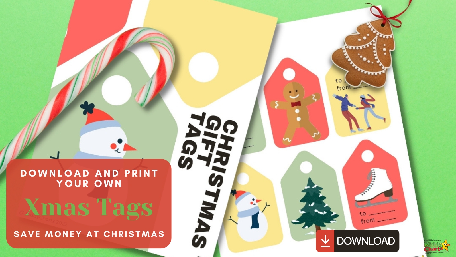 Printable Christmas tags for you to download today