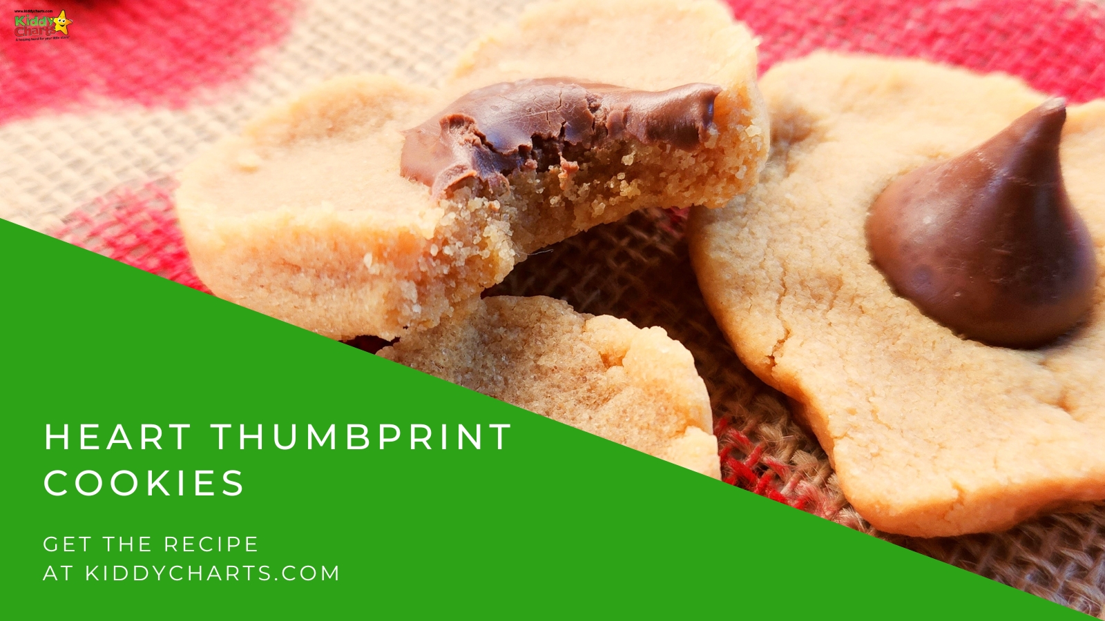 Easy to make heart thumbprint cookies