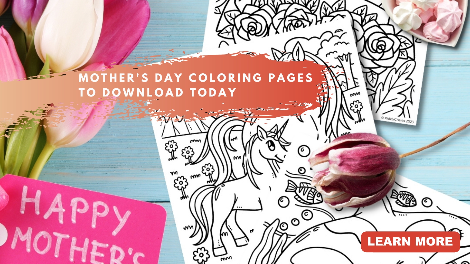 Mothers Day coloring pages: Cute mother and baby pictures to print