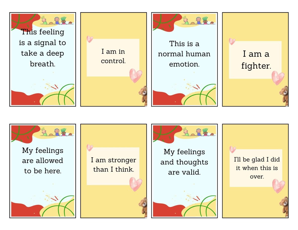 Coping with anxiety flashcards for children, teens and adults