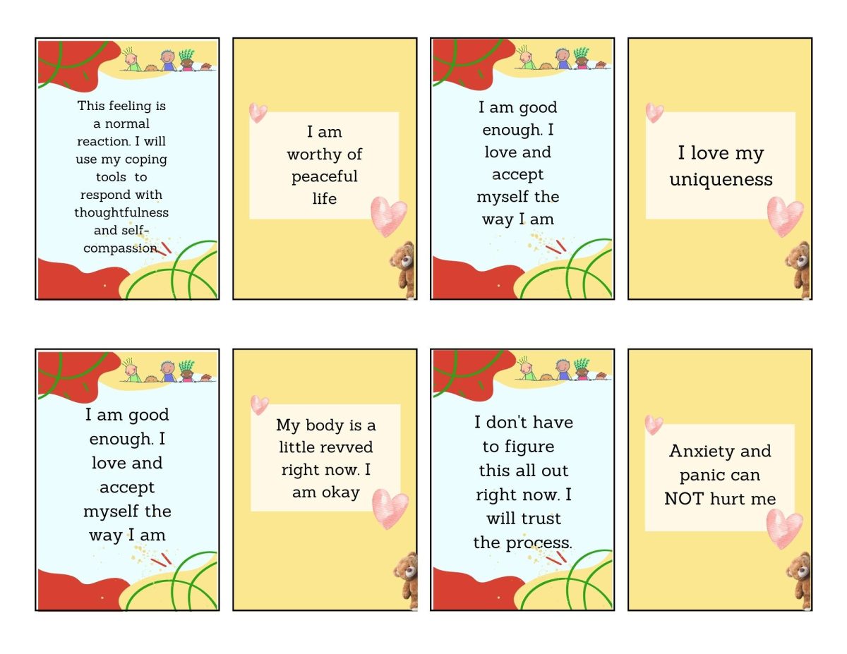 Coping with anxiety flashcards for children, teens and adults