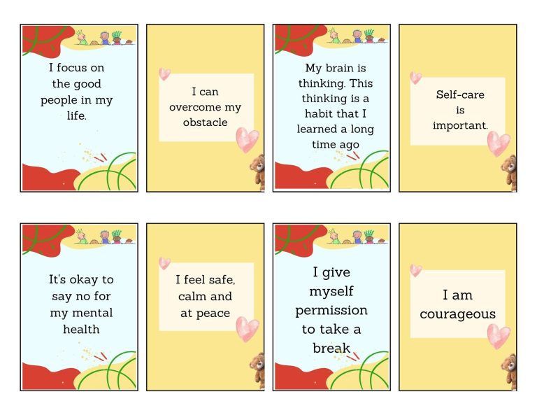 Coping with anxiety flashcards for children, teens and adults