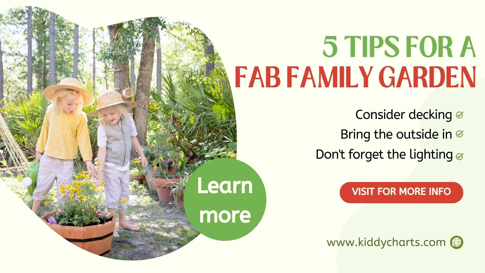 Grow your family’s green thumb: 5 Simple tips for a beautiful family garden