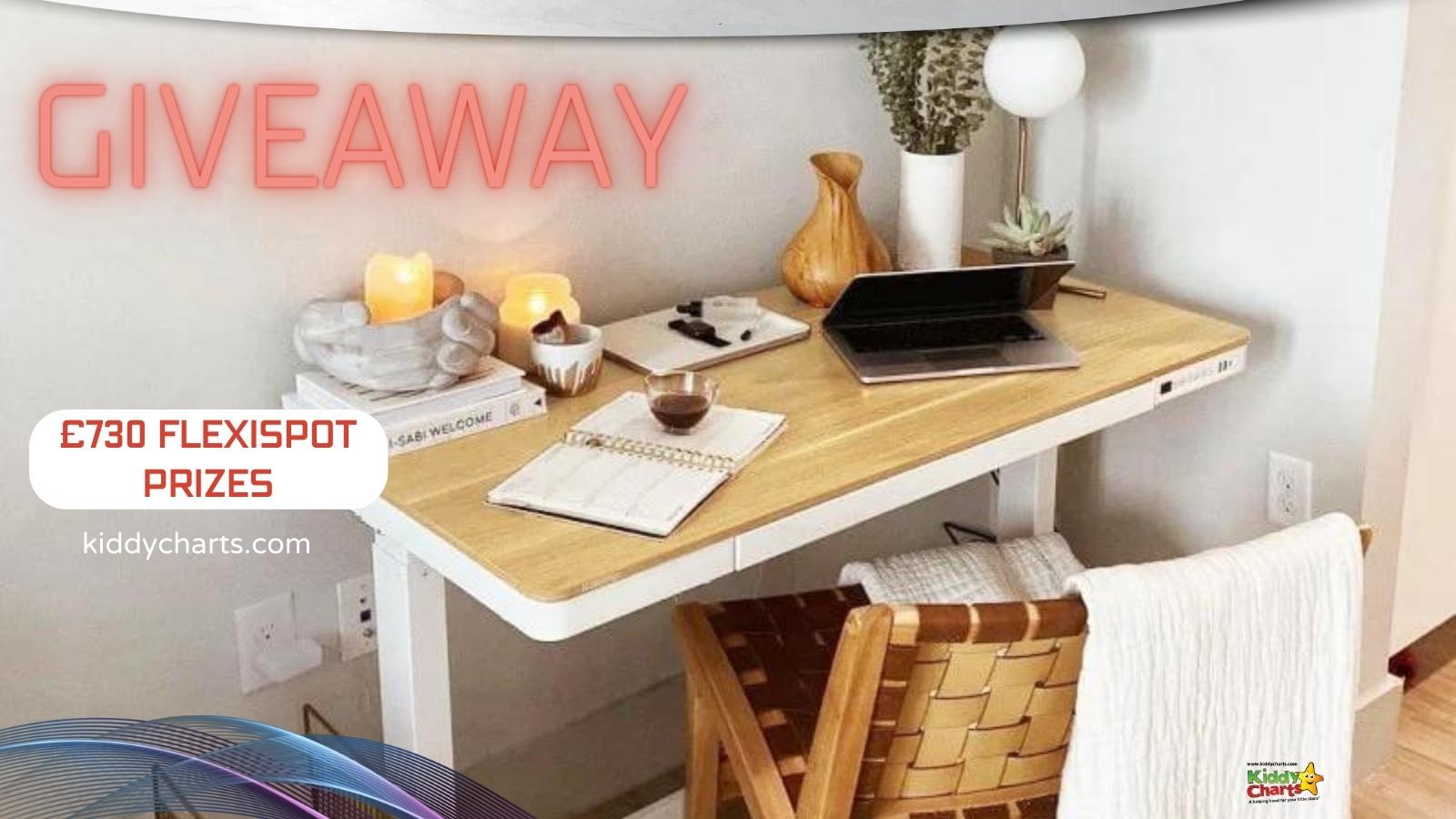 Win Flexispot Comhar desk and chair worth £730 (2 winners)