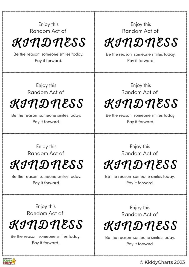 Encourage random acts of kindness in kids. Download our kit now!