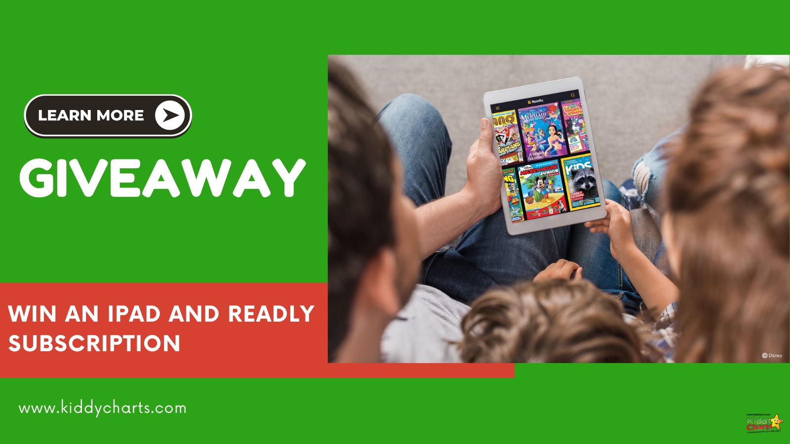 Win with Readly: Annual subscription and iPad giveaway to inspire your kids to read over summer