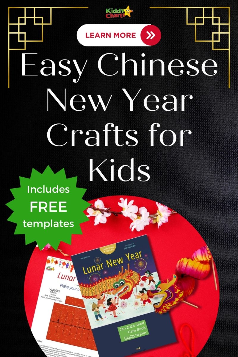 Chinese New Year crafts for kids with Lunar New Year book