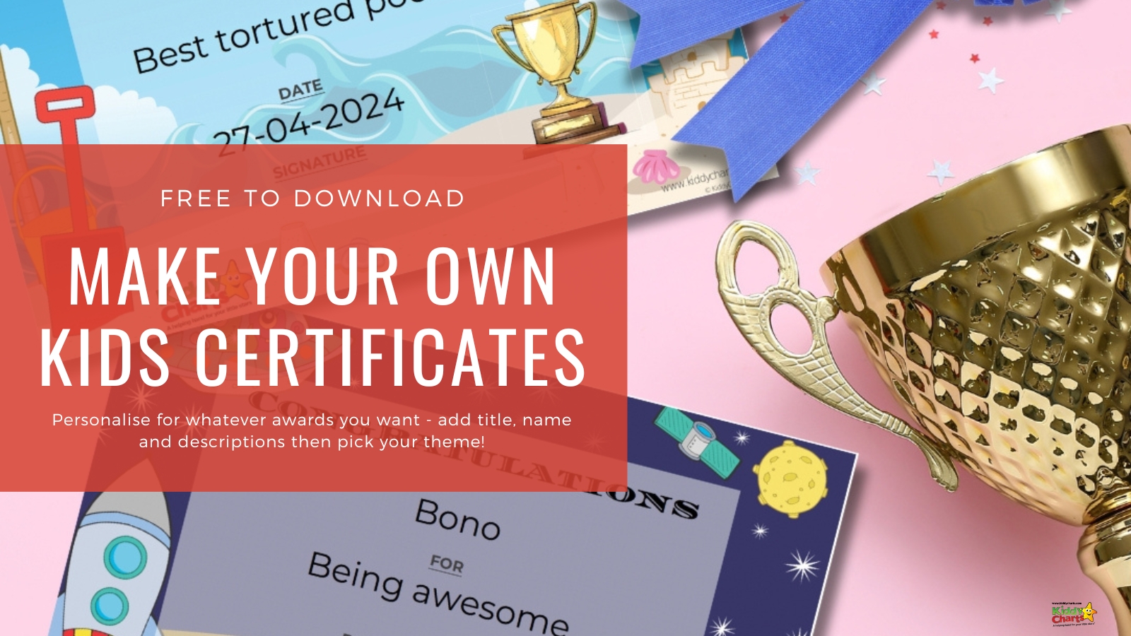 Printable certificates for kids: Personalised for your child