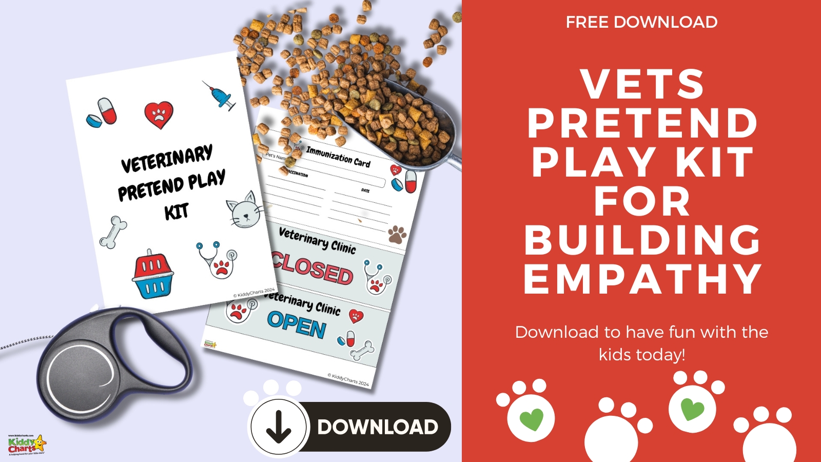 Vets pretend play worksheets for kids: Helping build empathy